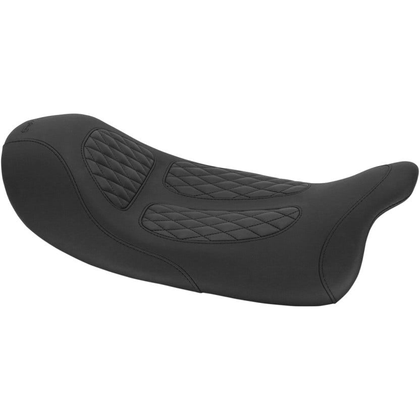 Mustang 76969 Dave Perewitz Signature Driver Solo Seat Harley Touring 08-23