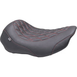 Mustang Wide Tripper Black Solo Seat for Harley 23-25 Touring Models
