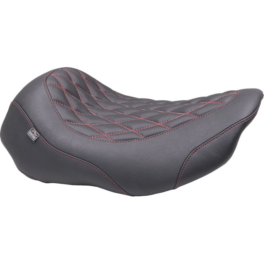 Mustang Wide Tripper Black Solo Seat for Harley 23-25 Touring Models