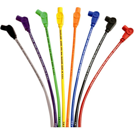 Taylor Black 8MM Custom Spark Plug Wire Set Harley Dyna Super Glide 84-94/99 77035