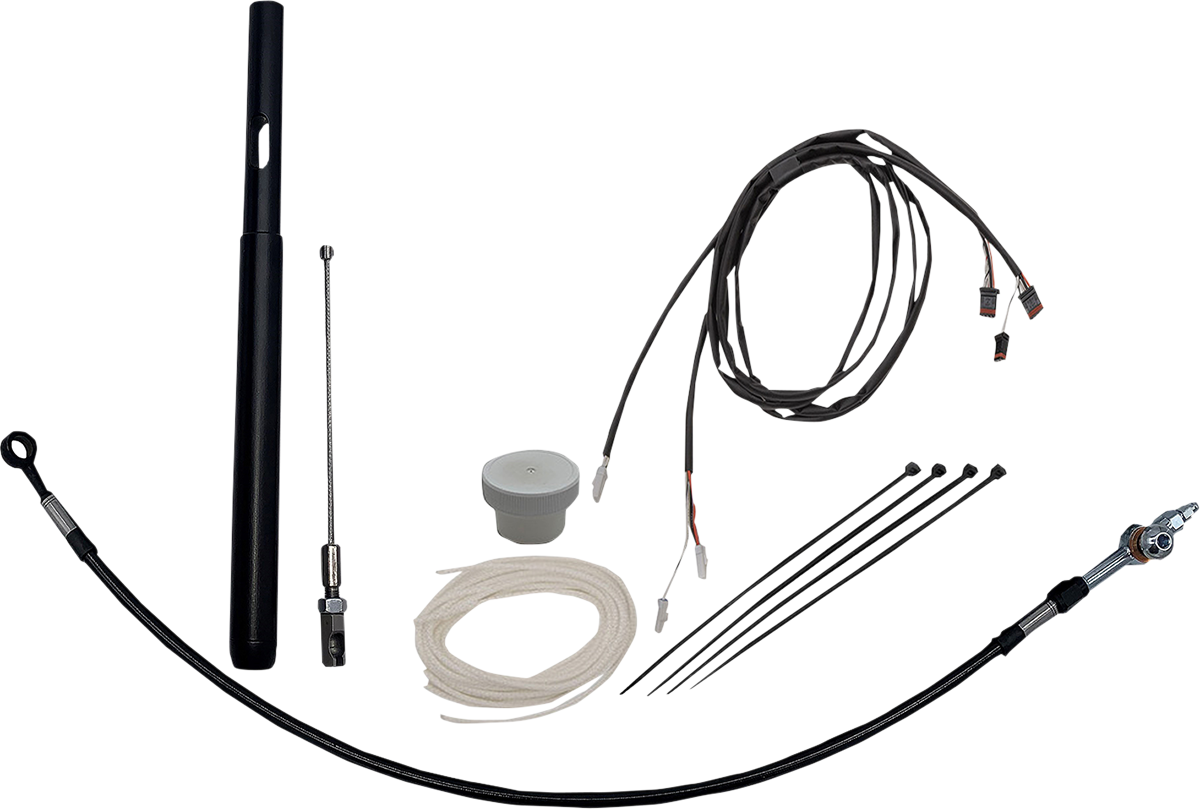 FBI Fat Baggers Control Installation Kit for 2014-2023 Harley-Davidson Touring - FLH/X '21-'23 / Black / +6"