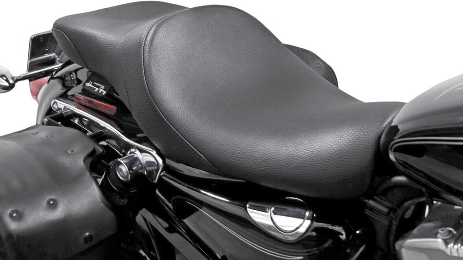 Danny Gray Lowist 2-Up Seat Vinyl Smooth Stitch Harley Sportster 04-18