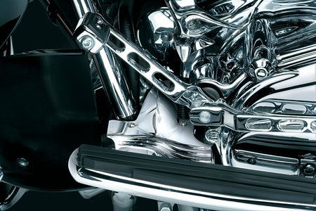 Kuryakyn Chrome Lower Front Frame Cover Shroud for Harley FLH/T '91-'16