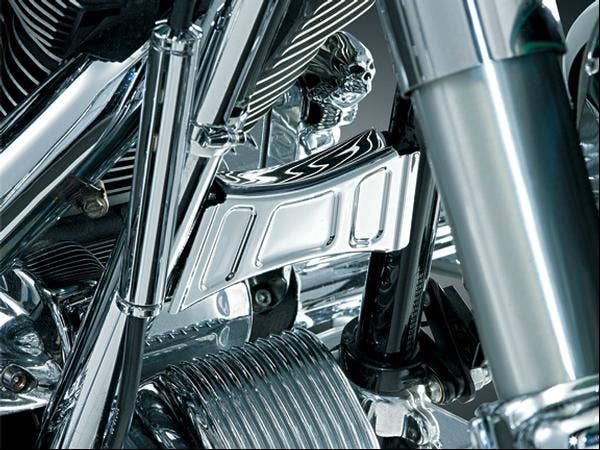 Kuryakyn 7774 Chrome Downtube Crossbrace Cover for Touring '99-'13