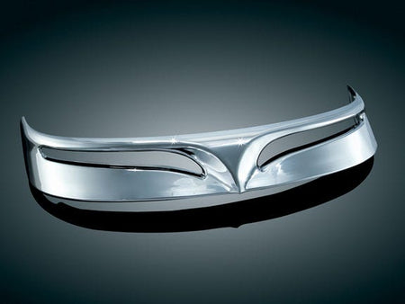 Kuryakyn 9014 Chrome Front Fender Tip Trailing Edge 90-17 Harley FLSTF/B