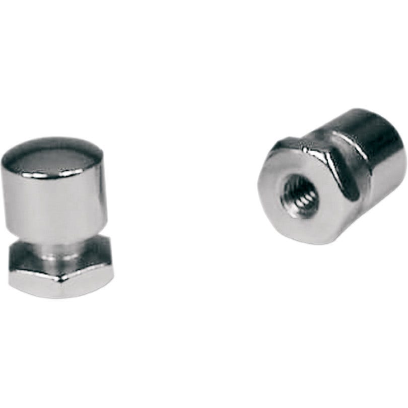 Mustang 78032 Chrome Solo Mounting Nuts Bolts 78032 for Harley Road King 99-08