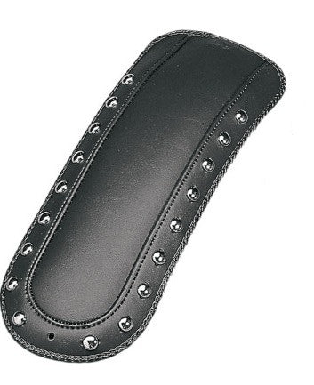 Mustang 78039 Chrome Studded Fender Bib for Solo Seat Harley 97-18 FLH/T/X