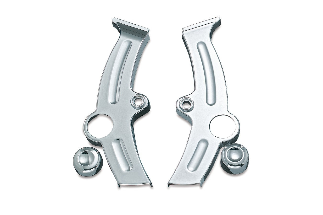 Kuryakyn Chrome Boomerang Swingarm Covers 00-07 Harley Softail