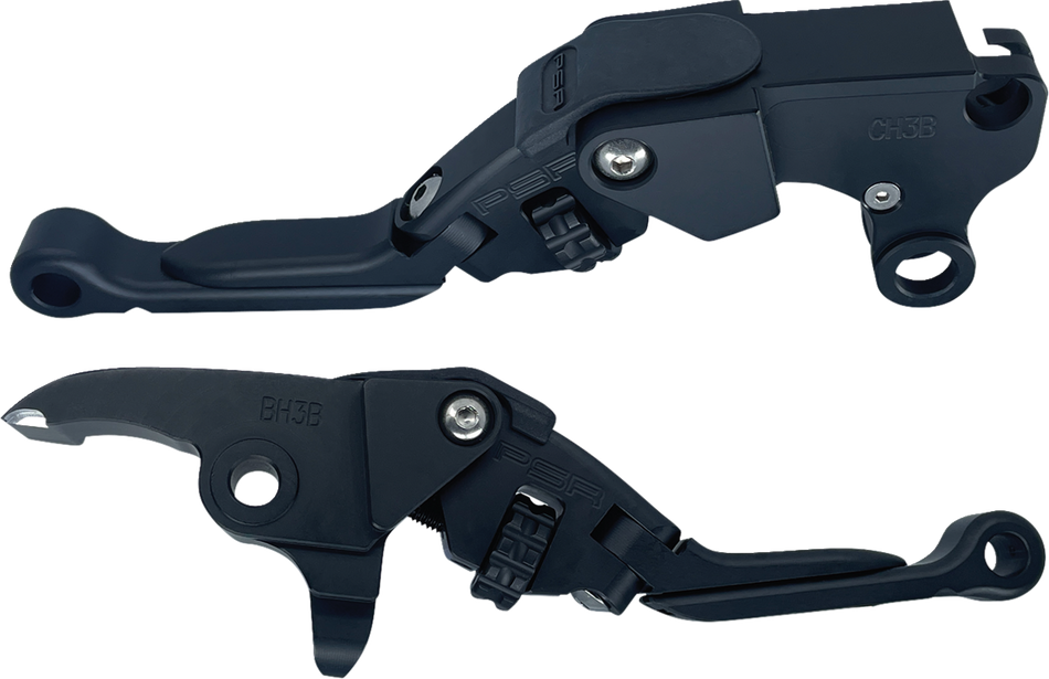 PSR Anthem Black Pro Adjustable Lever Set 4 Harley 23-24 Touring Models