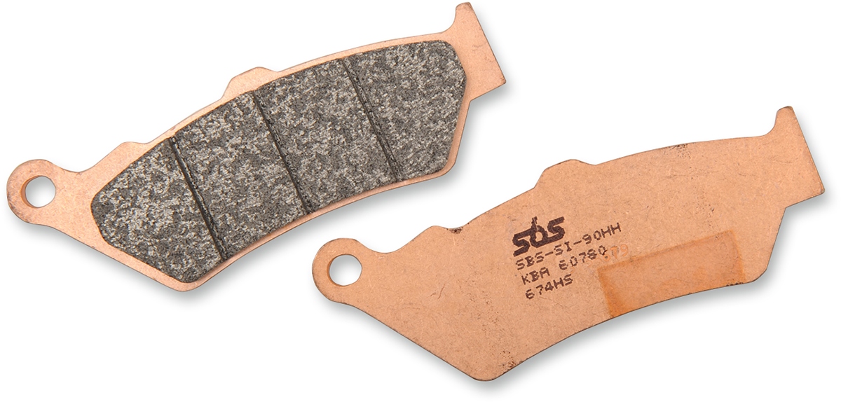 SBS Street Excel Sintered Brake Pads for Select 2000-2017 Victory Models