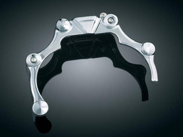 Kuryakyn Chrome Transmission Shroud Cover for Harley Softail Models '07-'17