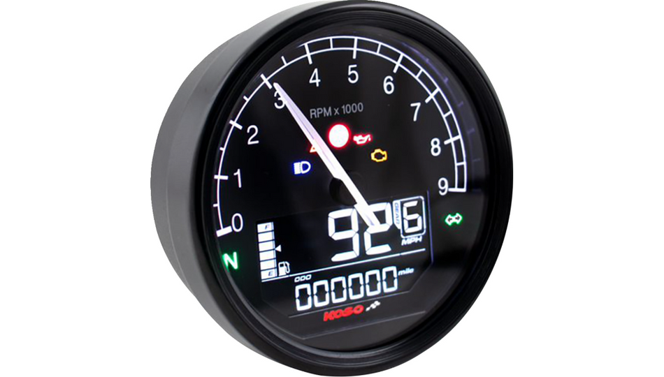 Koso TNT-05 D80 Multi-Meter (Speedometer/Tachometer) 4 Harley