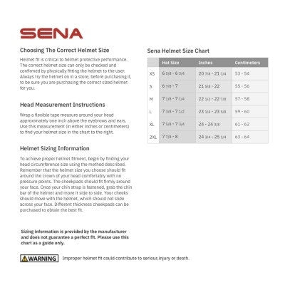 Sena Outrush Modular Flip Up Face Helmet w/ Bluetooth Matte Black (SM-XL)