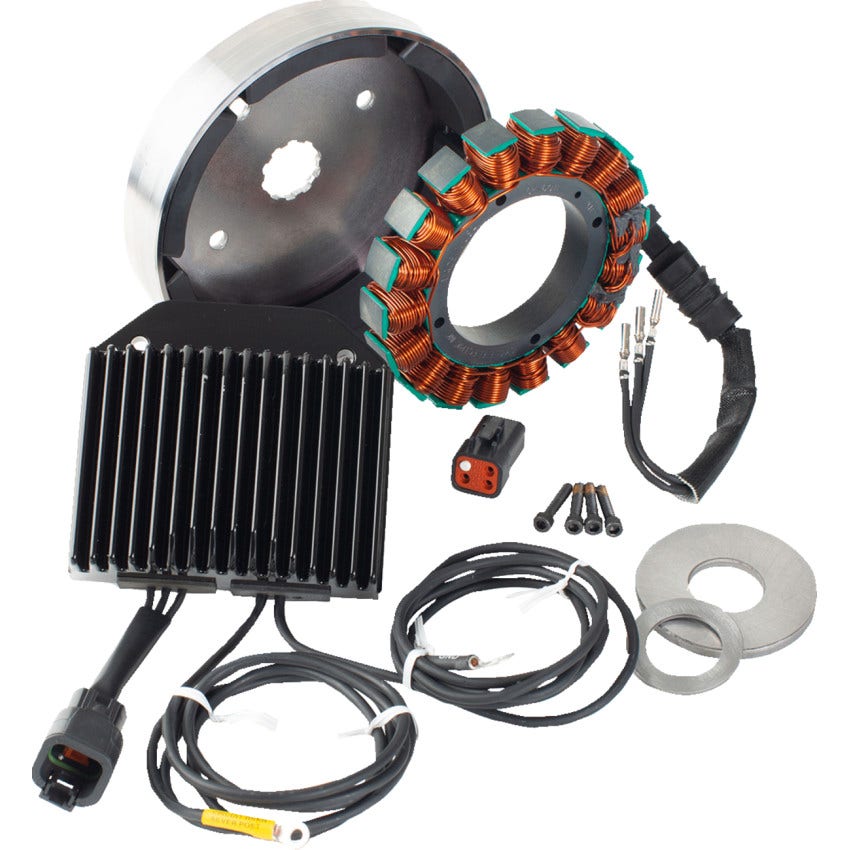 Cycle Electric 3-Phase Charging Kit For Harley-Davidson Softail & Dyna 84-99