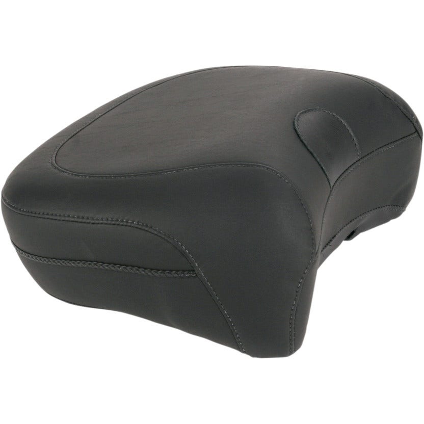 Mustang 79110 Black Vintage Recessed Rear Passenger Pillon Pad Seat Harley 97-20