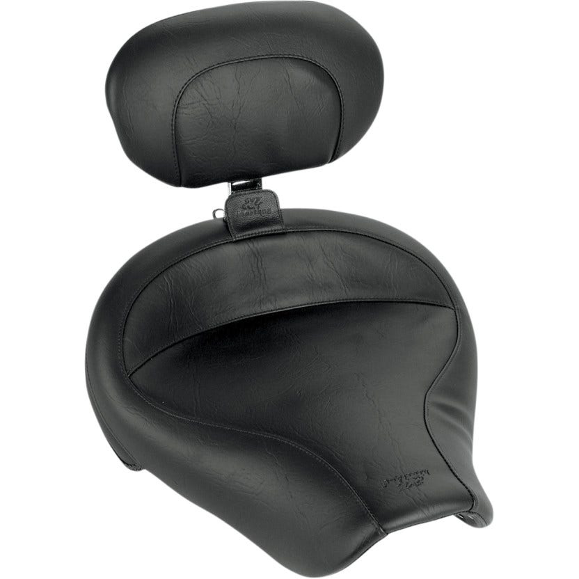 Mustang 79358 Vintage Wide Solo Seat w/ Removable Driver Backrest 06-17 HD