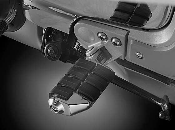 Kuryakyn Chrome Dually ISO-Pegs Foot Pegs w/ Adapters for Honda GL1800 F6B