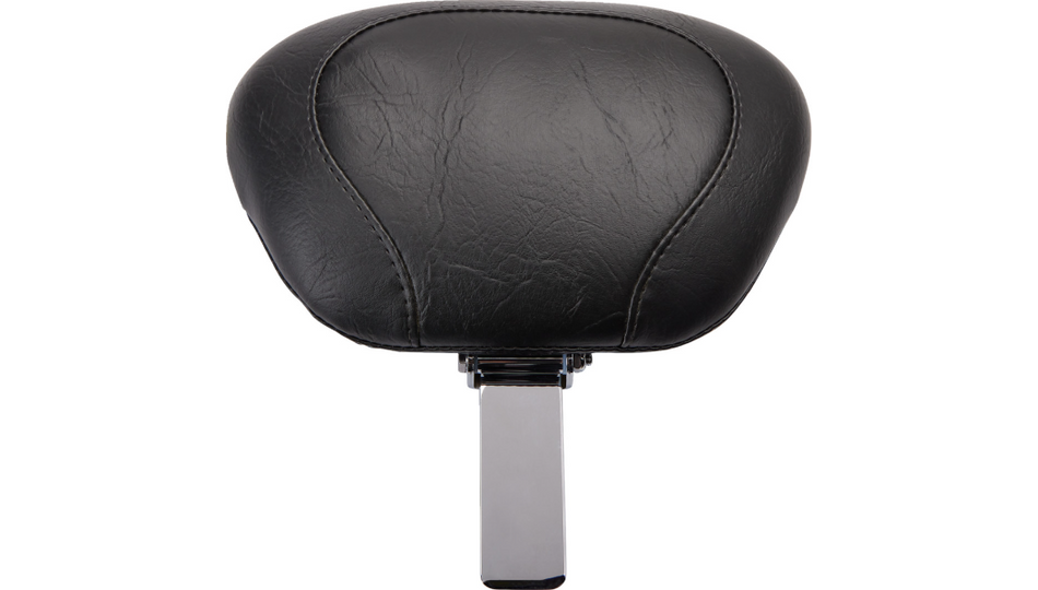 Mustang Wide Studded Solo Seat 15" W W/Backrest 4 Harley 04-21 XL W/3.3 Gal Tank