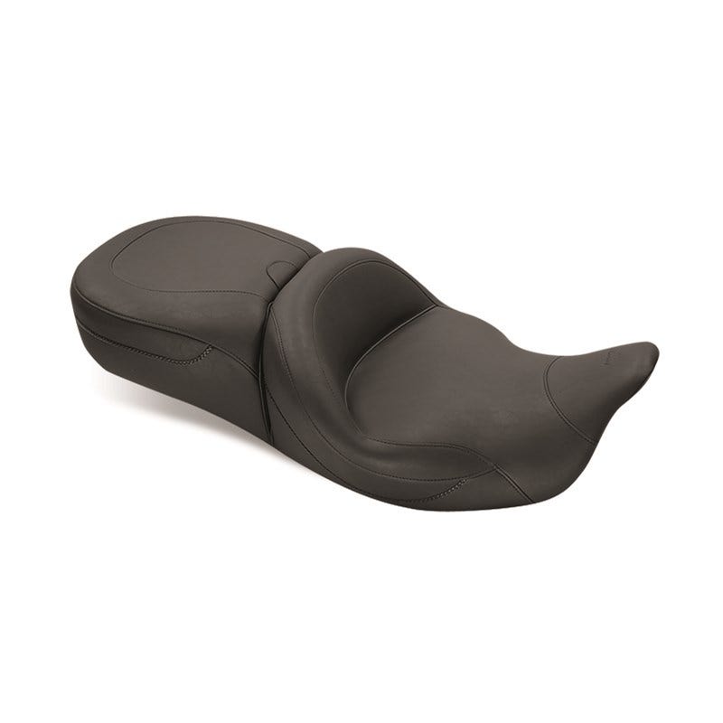 Mustang Seats 79538 Super Touring Black Vintage Style Seat Harley Touring 08-23