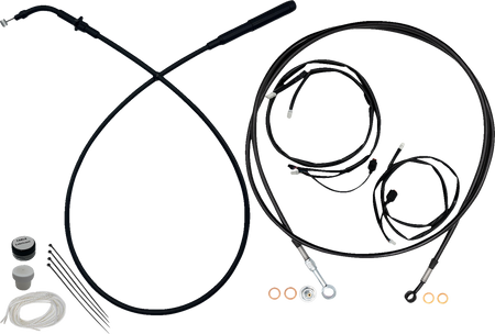 FBI EZ Install Upper Clutch Kit - Full Length for 2015-2026 H-D Touring - FLTR '15-'26 / Black / 16"