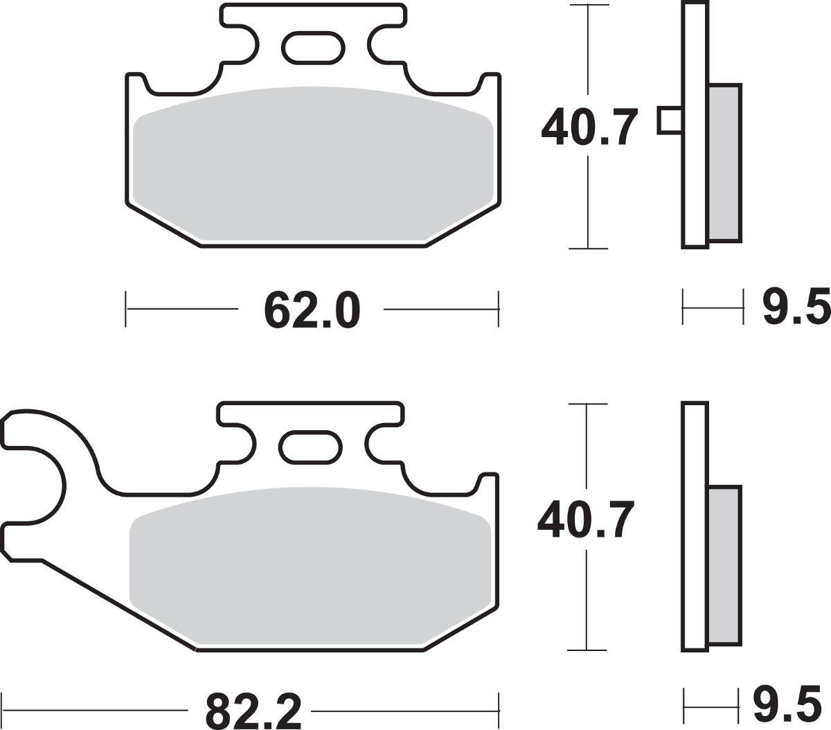 SBS SI Off-Road Sintered Brake Pads for Select 1983-2026 Models
