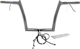 FBI Fat Baggers Wired 1-1/4" Pointed Top Handlebar Kits for 15 FLTRX/S - Chrome / 12"