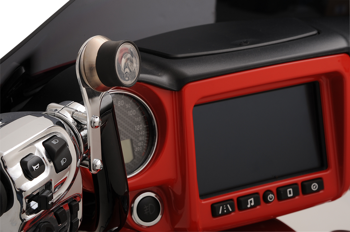 Klock Werks iOmount Handlebar Switch Mount for Indian - All Styles - Touring / Chrome