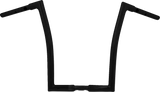 FBI Fat Baggers 1-1/4" EZ Flat Top Handlebars for Harley-Davidson FLTR '23-'26 - Black / 16"