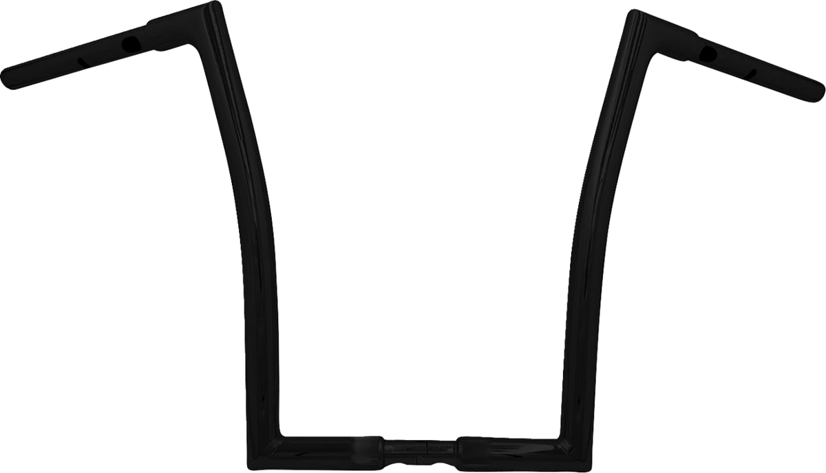 FBI Fat Baggers 1-1/4" EZ Flat Top Handlebars for Harley-Davidson FLTR '23-'26 - Black / 16"
