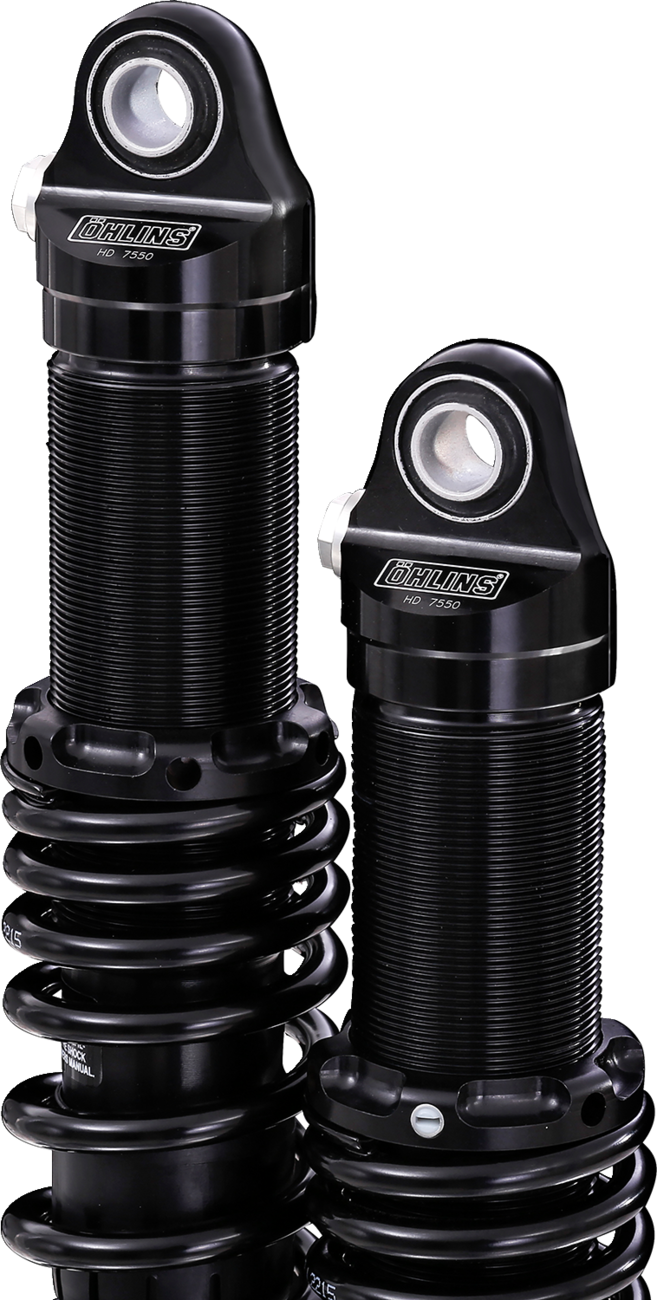 Ohlins STX36 12" Twin Shocks for 1990-2025 Harley-Davidson Touring - Black