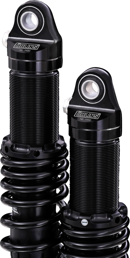Ohlins STX36 12" Twin Shocks for 1990-2025 Harley-Davidson Touring - Black