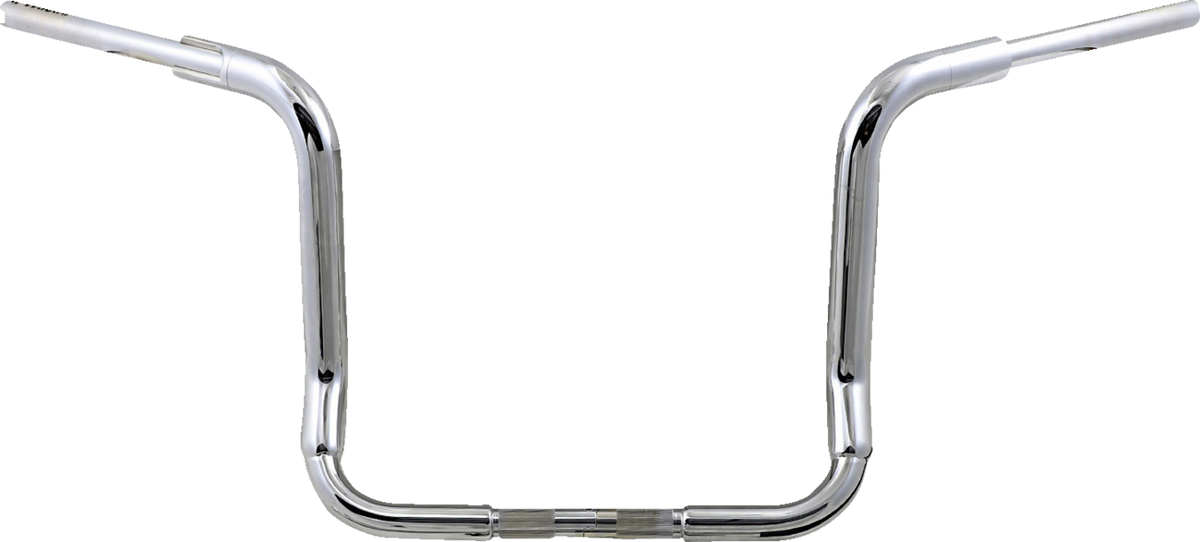 FBI 1-1/2" EZ Round Top Handlebars for 99-13, 21-23 FLHT/FLHX & Trike - Chrome / 14"