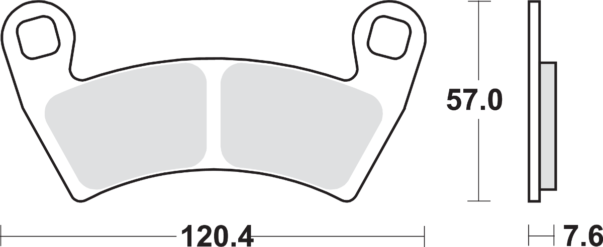 SBS SI Off-Road Sintered Brake Pads for Select 1983-2026 Models