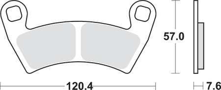 SBS SI Off-Road Sintered Brake Pads for Select 1983-2026 Models