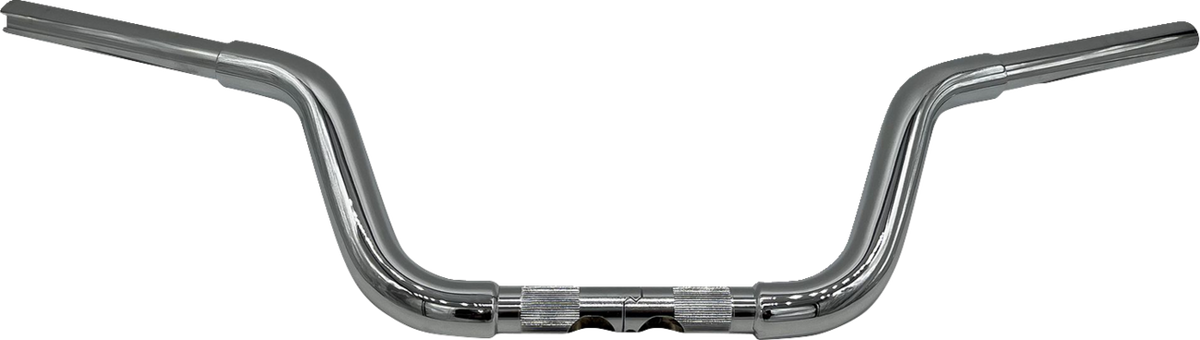 FBI Fat Baggers 1-1/4" EZ Round Top Handlebars for Softail/Dyna '18-'23 - Chrome