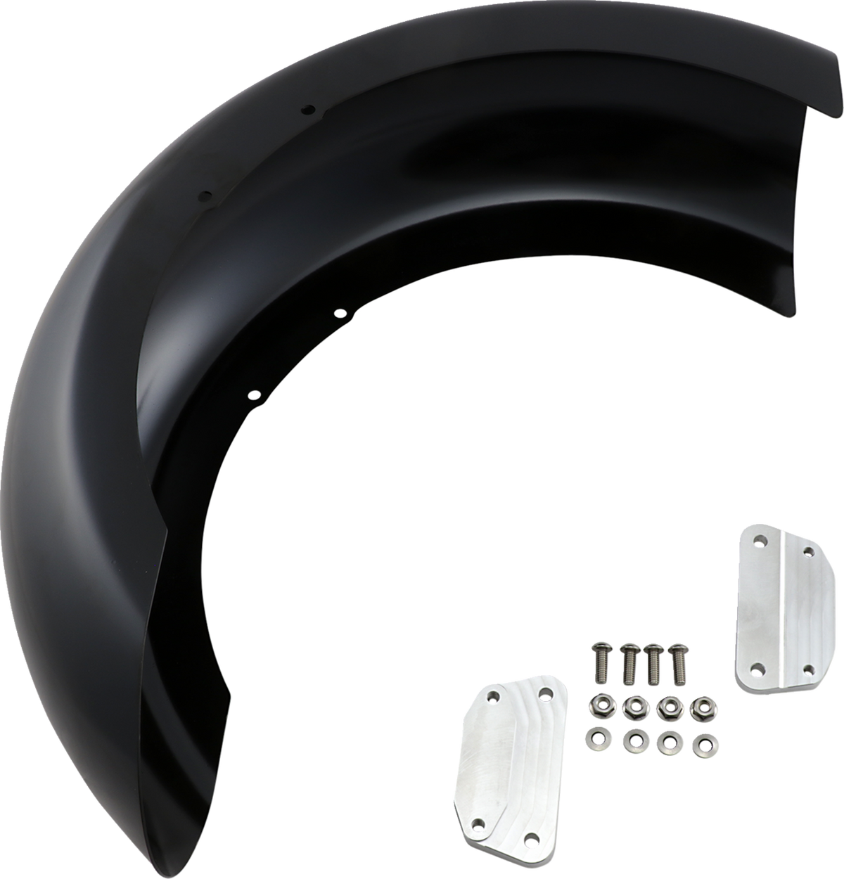 Klock Werks Hugger Series Front Fender with Mounting Blocks for Softail/Dyna