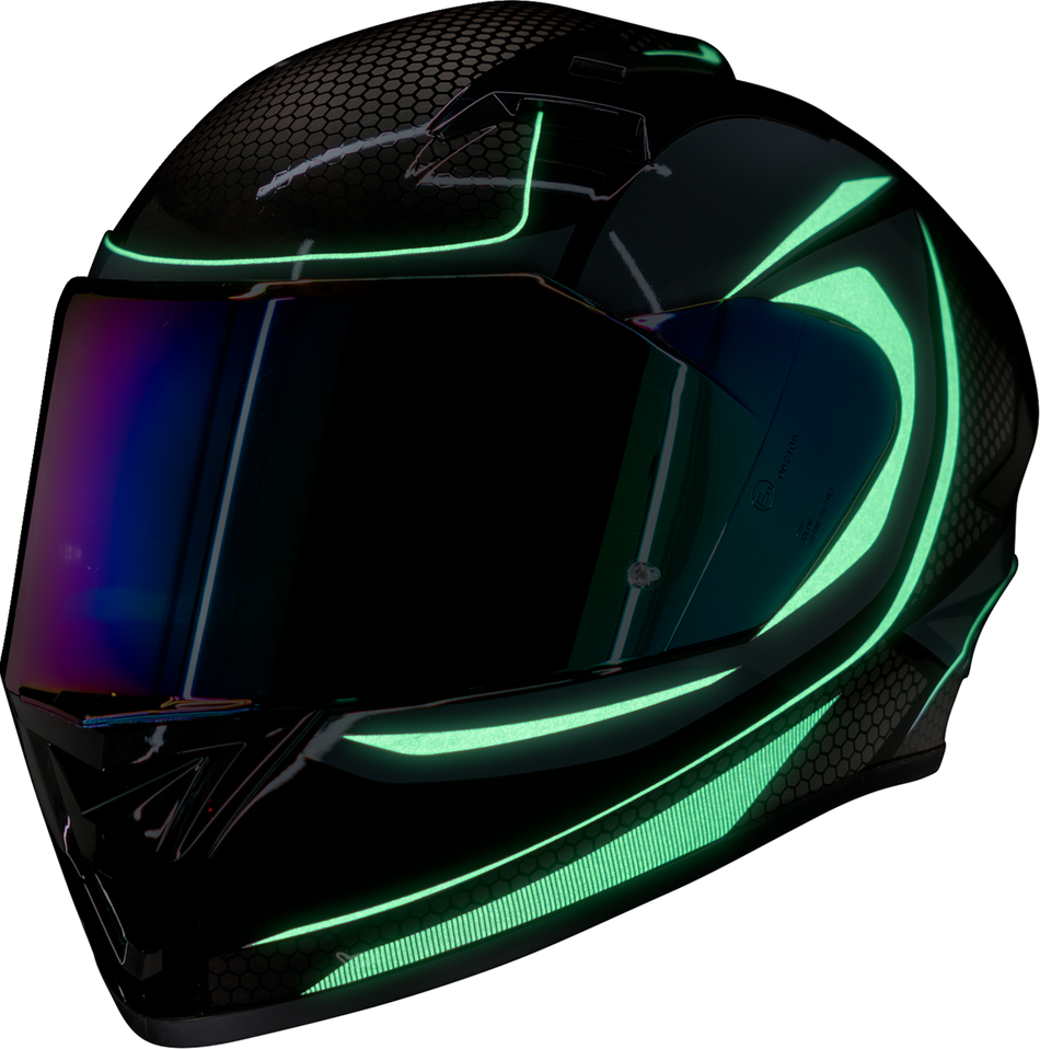 Z1R Talon Nighthawk Helmet - Black/Gray/White