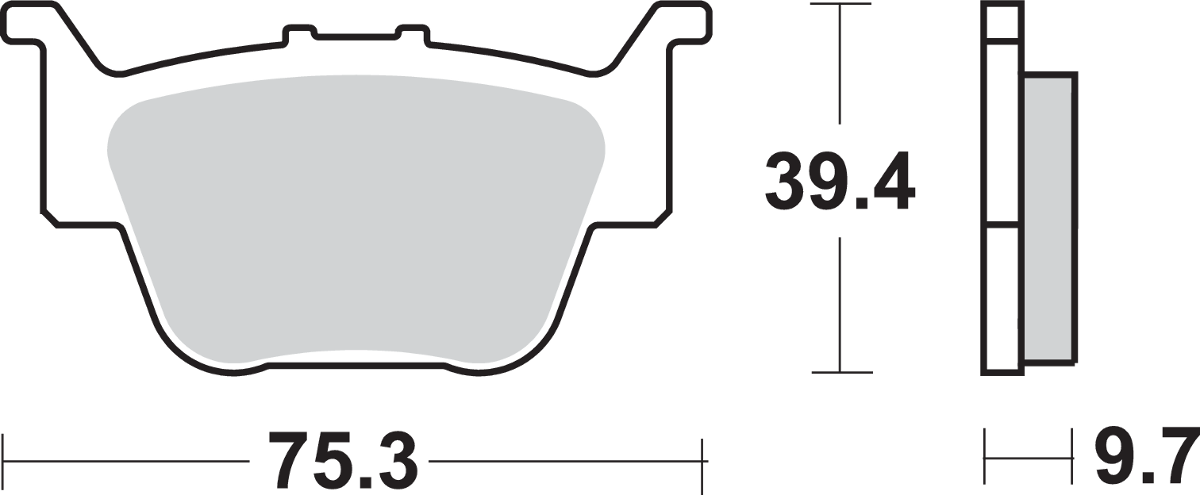 SBS SI Off-Road Sintered Brake Pads for Select 1983-2026 Models