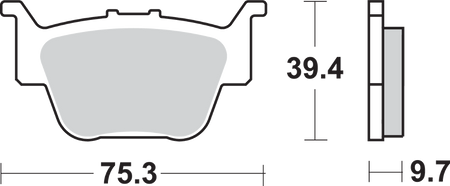 SBS SI Off-Road Sintered Brake Pads for Select 1983-2026 Models