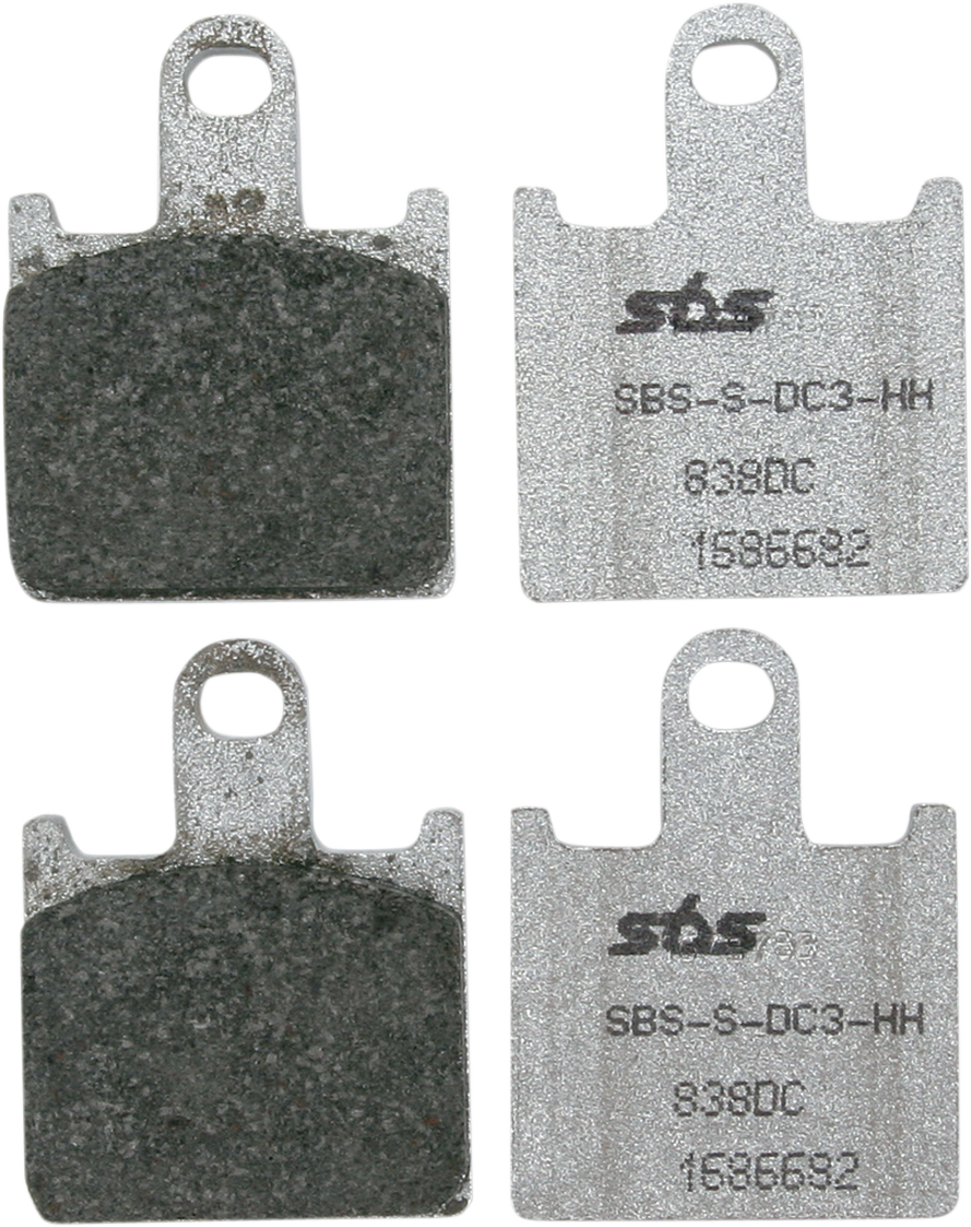 SBS DC Racing Dual Carbon Brake Pads for Select 1980-2025 Models