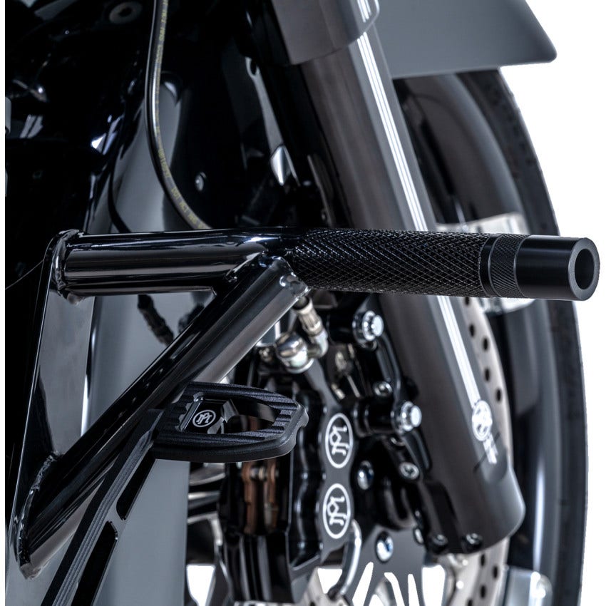 Burly Brand Black Highway Crash Bar Sub Assembly Brawler Kit 4 Harley
