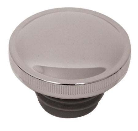 V-Factor Chrome Vented Gas Fuel Cap for Harley 82up Tank Cap Repl 61102-83B