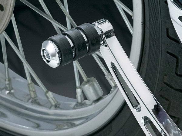 Kuryakyn Chrome Standard Length ISO Rubber Shift Peg for Harley Metric