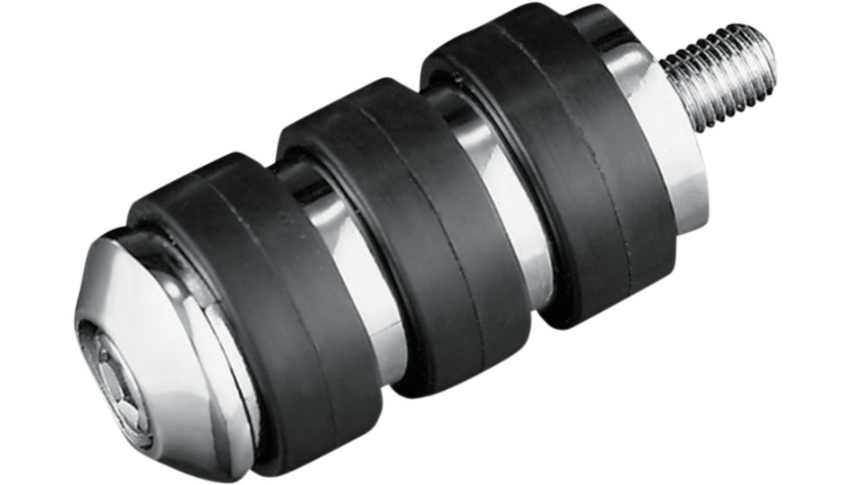Kuryakyn Chrome Standard Length ISO Rubber Shift Peg for Harley Metric