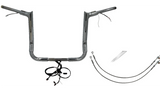FBI  Pointed Top Plug n Play EZ 1-1/2" Handlebar Kit Harley 14-15 FLH/T