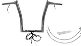 FBI Pointed Top Plug n Play EZ 1-1/2" Handlebar Kit Harley 15 FLTRX/S