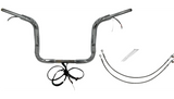 FBI Round Top Plug n Play EZ 1-1/2" Handlebar Kit Harley 14-15 FLH Touring