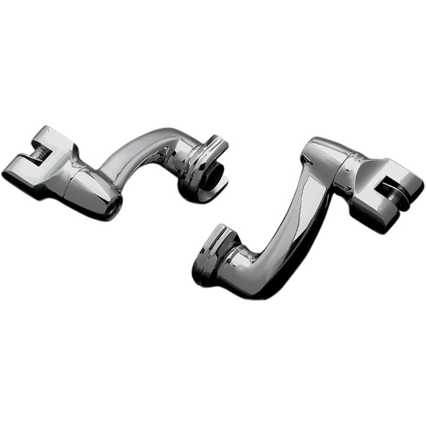 Kuryakyn Chrome Longhorn Offset Footpeg without Magnum Clamps Highway  Mounts