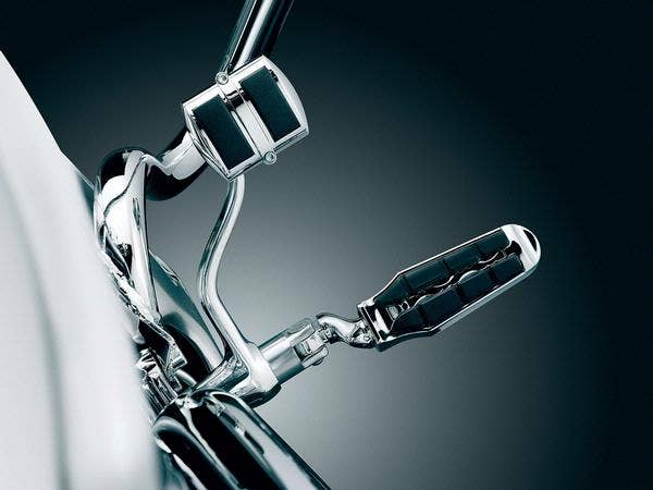 Kuryakyn 8022 Chrome ISO Brake Pedal Cover Harley & Honda Motorcycles