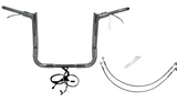 FBI Pointed Top Plug n Play EZ 1-1/2" Handlebar Kit Harley 16-20 FLH/T